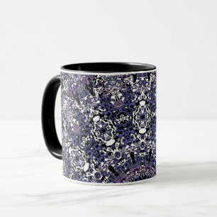 Mug style ornemental kaliedoscope marocain géométrique