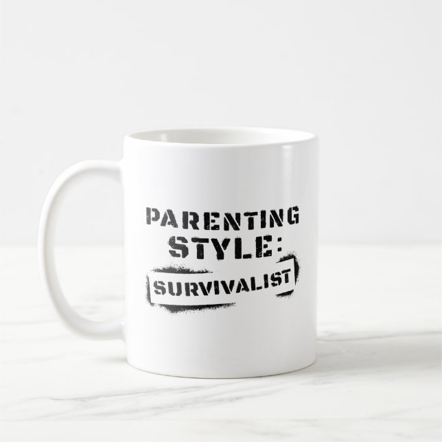 Mug Style parental Survivalist (Gauche)