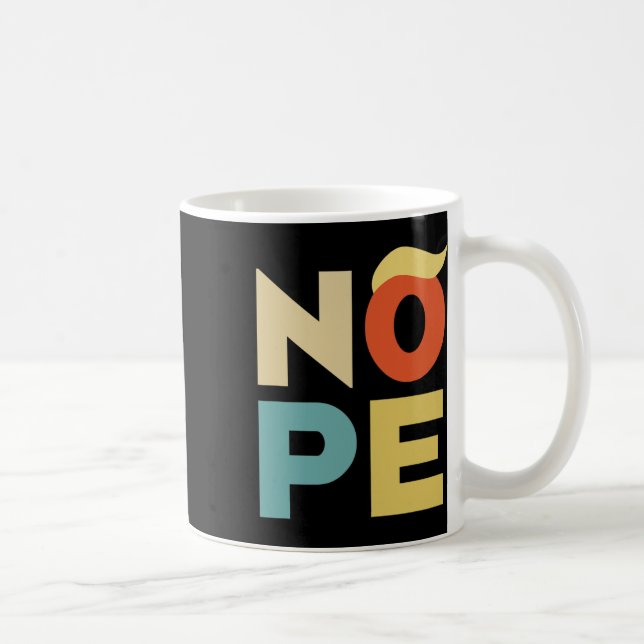 Mug Style Vintage gras drôle Anti-trump (Droite)