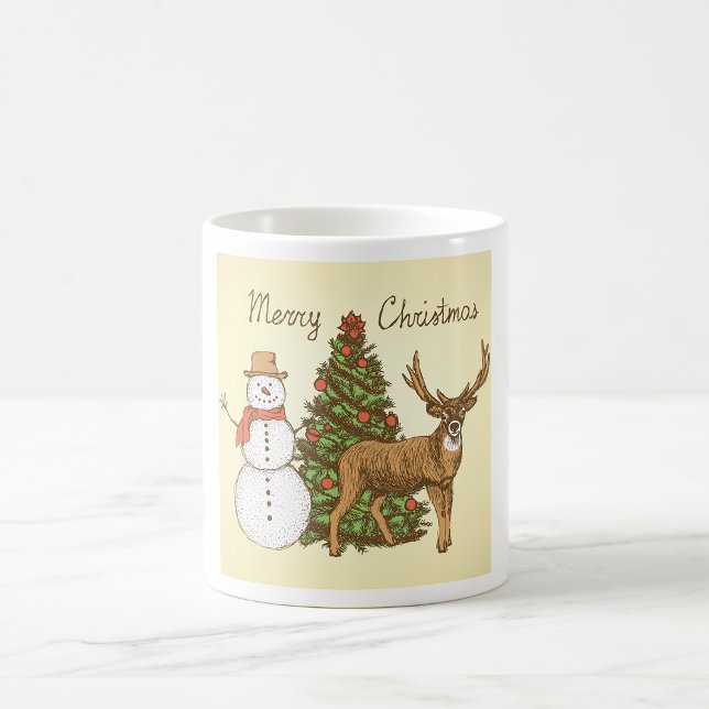 Mug Style vintage Joyeux Noël (Créateur téléchargé)