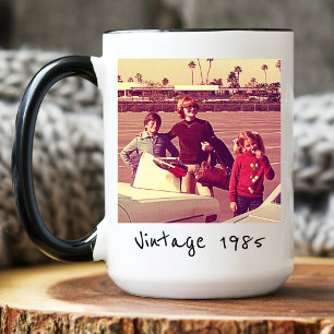 Mug Style Vintage personnalisé Photo Papa