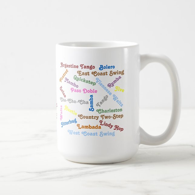Mug Styles de danse de salle de bal (Droite)
