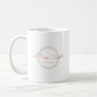Styles Tiffany Marine Blue & Rose Gold Company Log