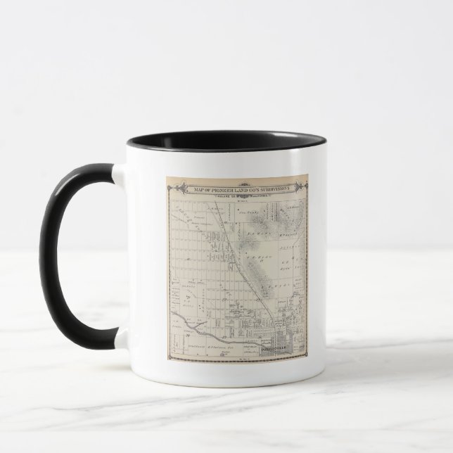 Mug Subdivisions de Pioneer Land Co (Gauche)