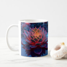 Succulent pourpre pourpre à lumière crépusculaire