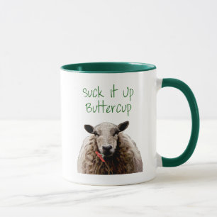 Mug Sucez-le vers le haut de la renoncule