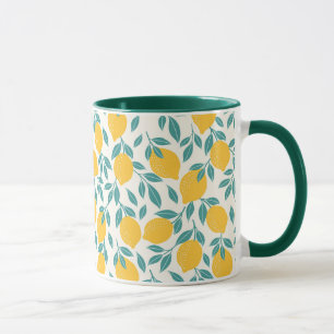 Mug Sucré Branches de citron Motif