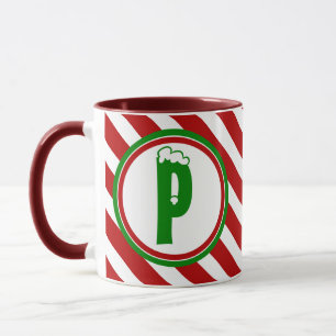 Mug Sucre de canne de base rouge/blanc