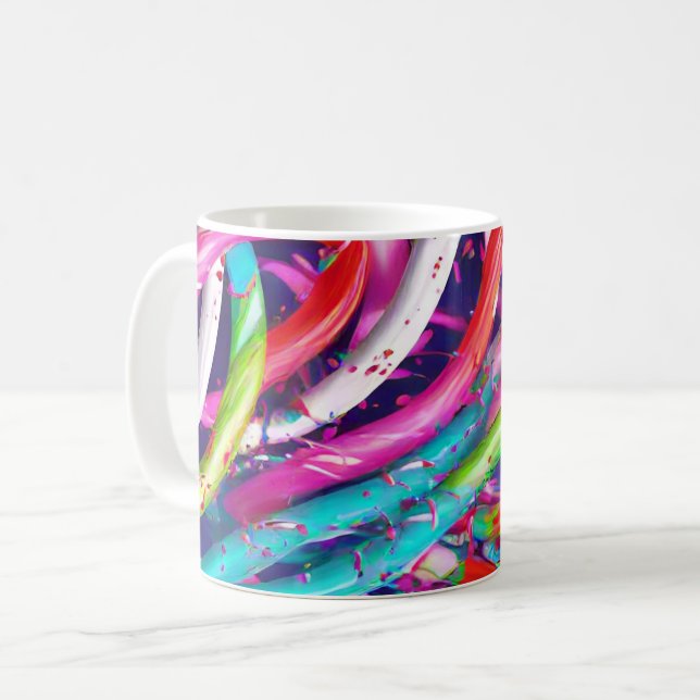Mug Sucre de canne de Noël Musique (Devant gauche)