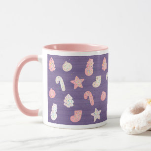 Mug Sucre Plum Purple Cookies de Noël