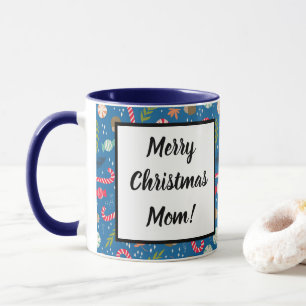Mug Sucres de canne et bonbons de Noël enveloppés