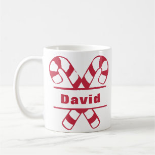 Mug Sucres de canne traversés Noël de Noël