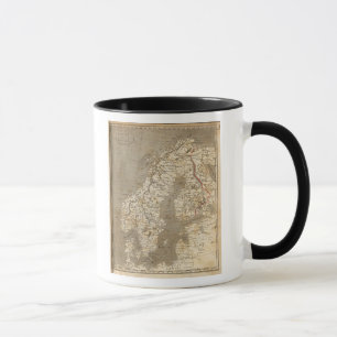 Mug Suède, Norvège Carte par Arrowsmith