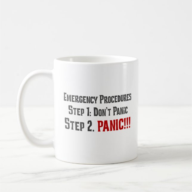 Mug Suivez toujours les procédures appropriées de (Gauche)