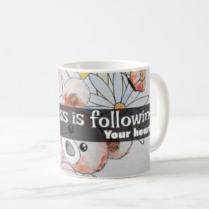 Mug Suivez votre coeur : Citations de bonheur