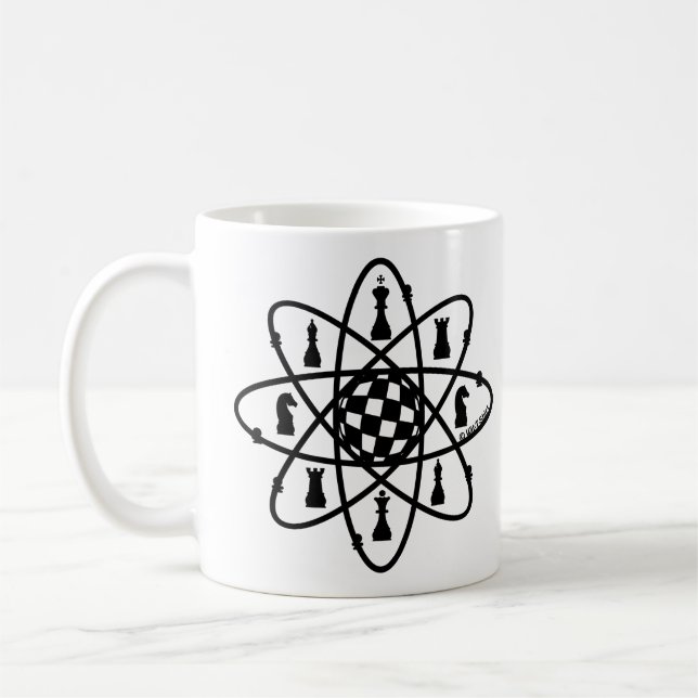 Mug sujets d'échecs, atome d'échecs (Gauche)
