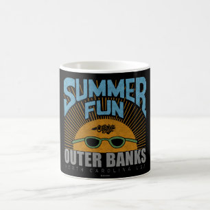 Mug Summer Fun OBX Bancs extérieurs Caroline du Nord V