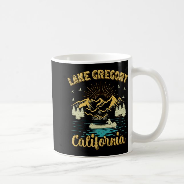 Mug Summer Vacation Retro Mountain California Gregory  (Droite)