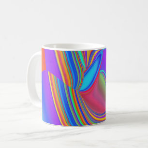 Mug Summerfeel, Rainbowart 3D Abstrait