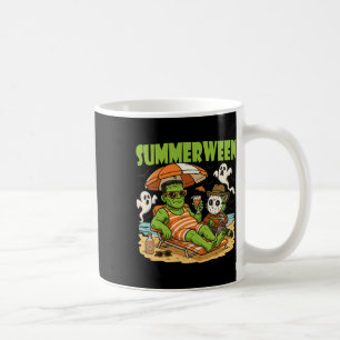 Mug Summerween Drôle Horreur Caractères Halloween Sur