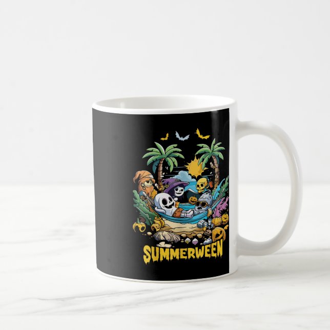 Mug Summerween Happy été Halloween Holiday Beach (Droite)