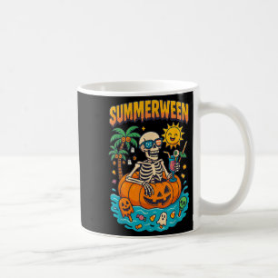 Mug Summerween Skeleton Vibes Chillin Dans Un Flo Citr