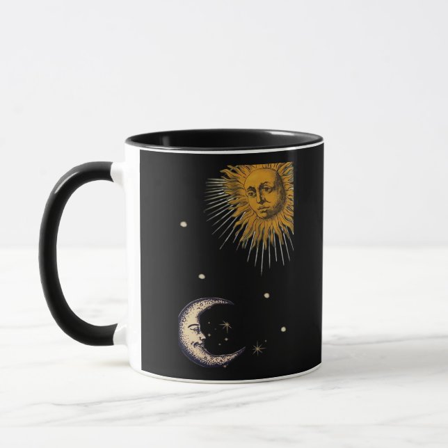 Mug Sun And Moon 90s Whimsigoth Design (Gauche)