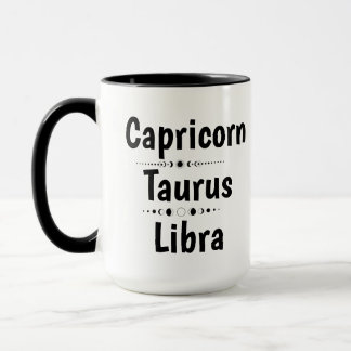 Mug Sun Moon Rising Zodiac Astrology Crystal Whimsy