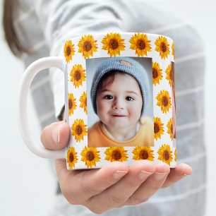 Mug Sunfleurs enfants photo jaune