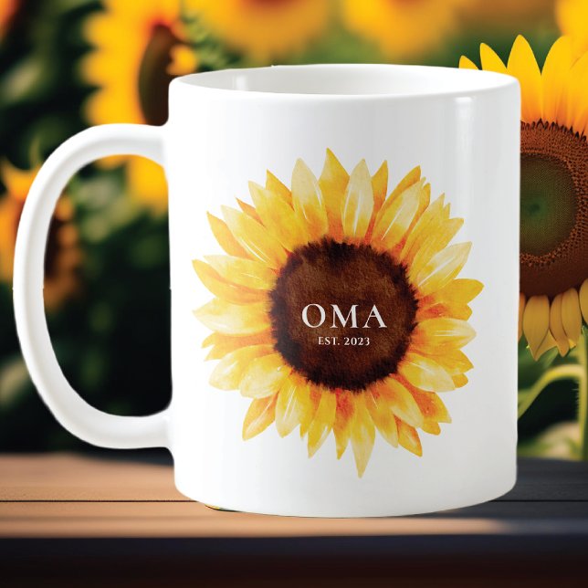 Mug Sunflower Oma (Créateur téléchargé)
