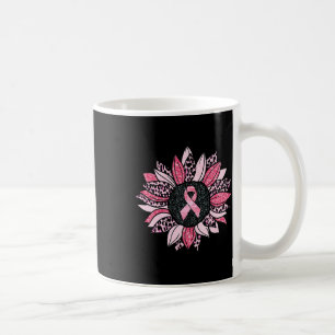 Mug Sunflower rose Cancer du sein Sensibilisation Femm