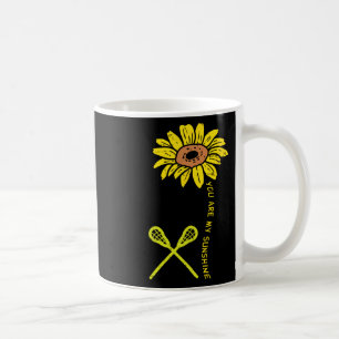 Mug Sunflower Sunshine Lacrosse Joueur Lax Goalie Homm