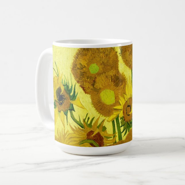 Mug Sunflowers Vincent van Gogh (Devant gauche)