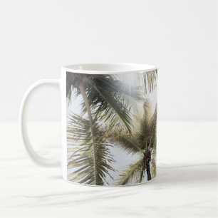 Mug Sunlit Palm Jungle #1 #tropical #wall #art