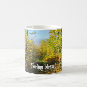 Mug Sunlit Woods en automne - Thanksgiving personnalis