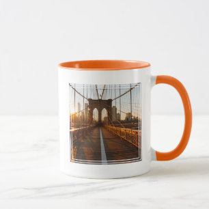 Mug Sunrise du pont Brooklyn de New York