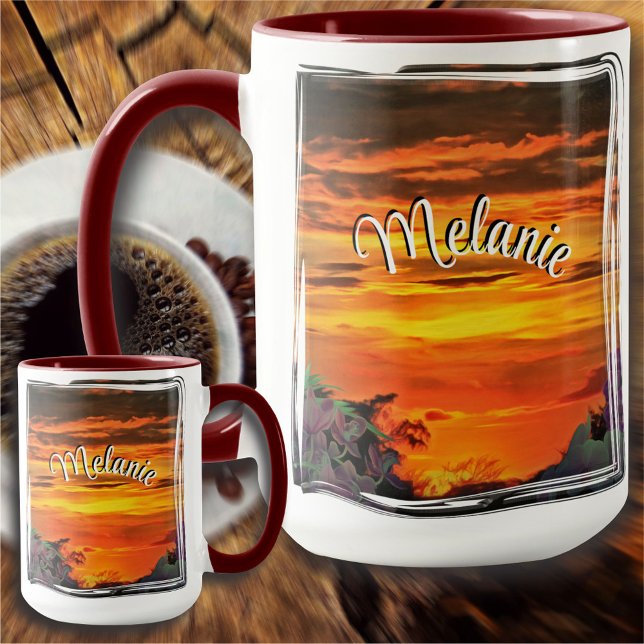 Mug Sunset Plaza Marina 2584 (Créateur téléchargé)