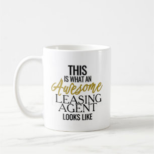 Mug Super Agent de Location Cadeau Drôle