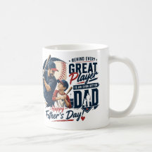 Super base-ball Papa tendance conception personnal