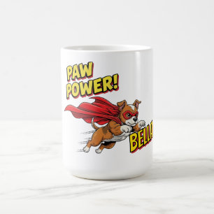 Mug Super Chien Paw Power Personnalisable