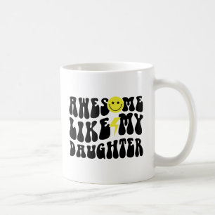 Mug Super Comme Ma Fille Fête des pères Papa Super