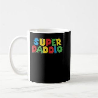 Mug Super Daddio Funny Gamer Papa Fête des pères Video