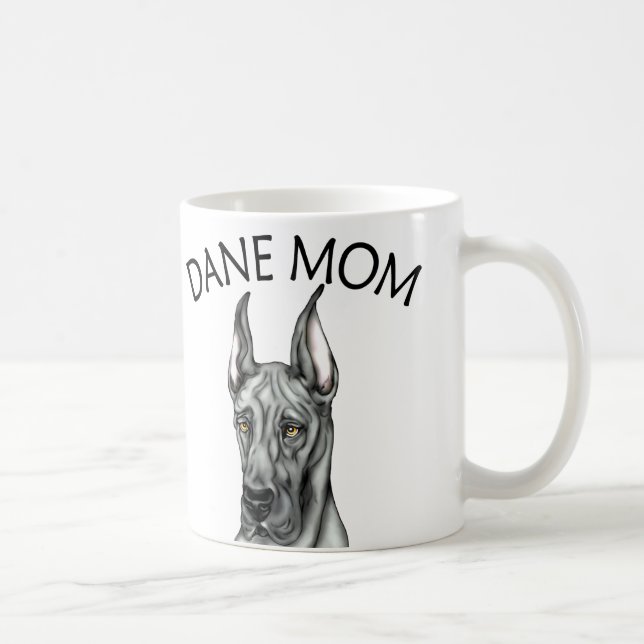 Mug Super Dane Maman Black (Droite)
