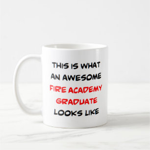 Mug super diplômé de l'académie des incendies