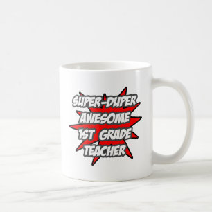 Mug Super Duper Enseignant de 1ère classe