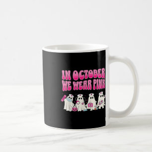 Mug Super En Octobre Nous Portons Pink Nurse Cancer Du
