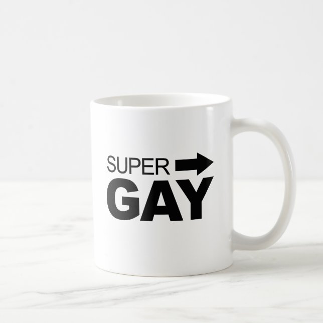 Mug Super Gay (2) (Droite)