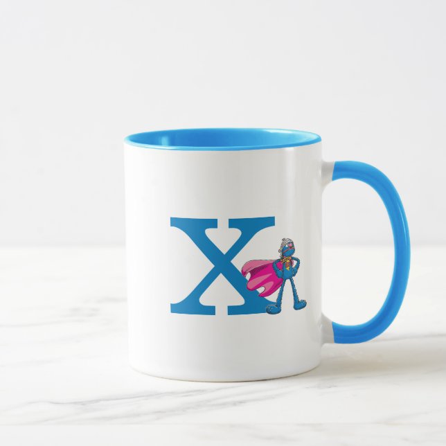Mug Super Grover Monogramme X (Droite)