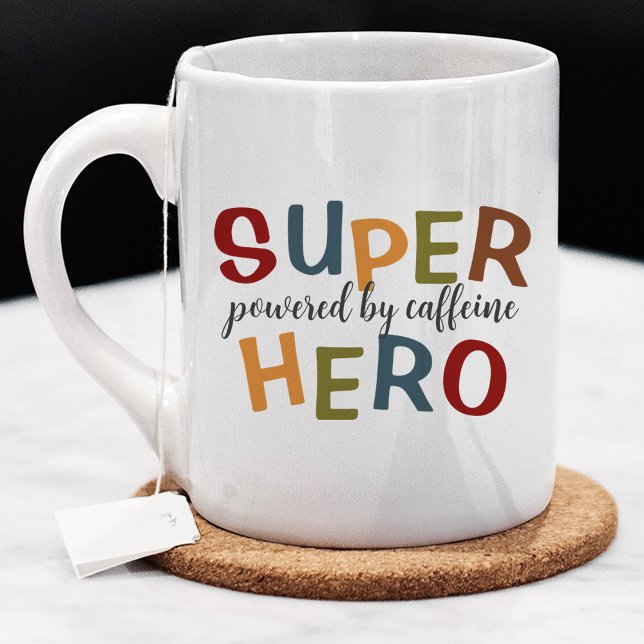 Mug Super Hero Papa Fête des pères (Créateur téléchargé)