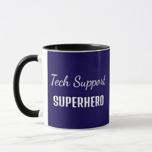 Mug Super-héros du soutien technique Humour d'ingénieu